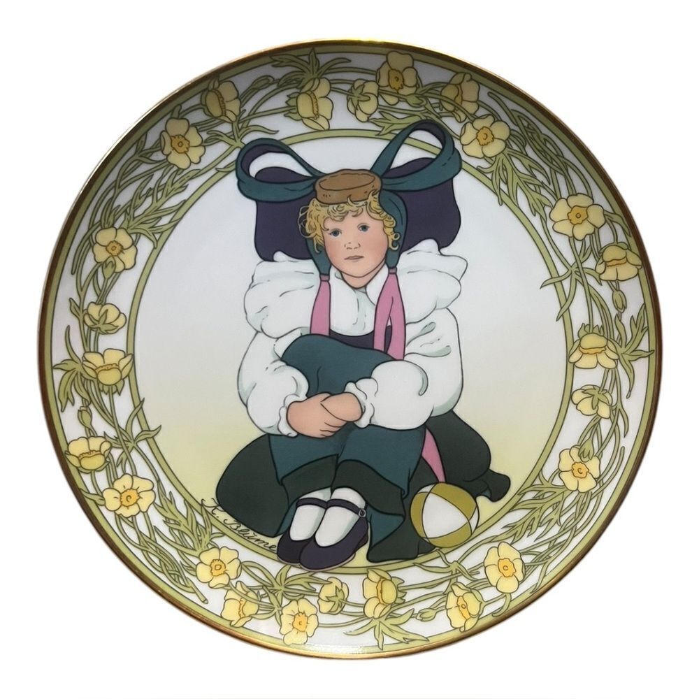 UNICEF Collector Plate Child Of Germany Plate #13 By Villeroy & Boch Ceramic EUC